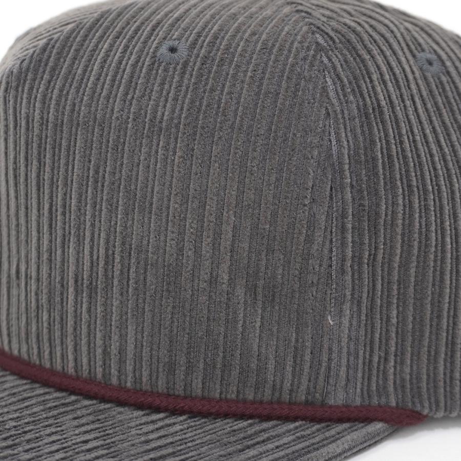 BLVNK / GRAMPS CORDUROY SNAPBACK - CHARCOAL/BURGUNDY コーデュロイキャップ BLVNK HEADWEAR ブランク ヘッドウェア |  | 02