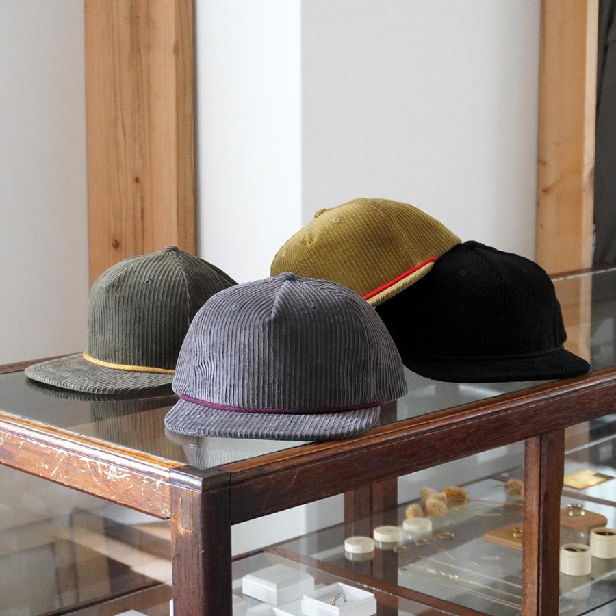 BLVNK / GRAMPS CORDUROY SNAPBACK - CHARCOAL/BURGUNDY コーデュロイキャップ BLVNK HEADWEAR ブランク ヘッドウェア |  | 03