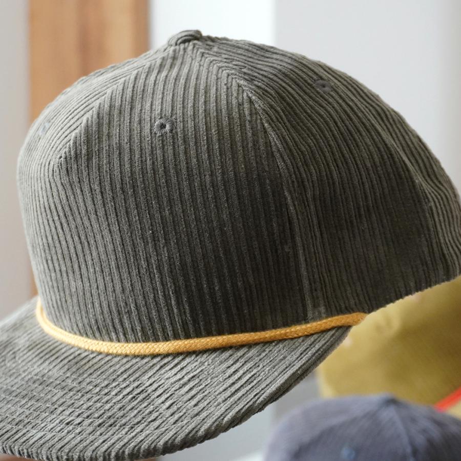 BLVNK / GRAMPS CORDUROY SNAPBACK - MUTED GREEN/GOLD コーデュロイキャップ BLVNK HEADWEAR ブランク ヘッドウェア |  | 04