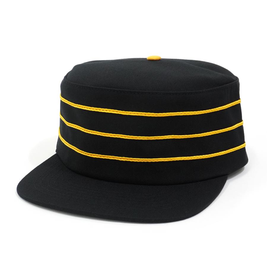 BLVNK / PRIVATEER PILLBOX SNAPBACK - BLACK/GOLD ピルボックスキャップ BLVNK HEADWEAR ブランク ヘッドウェア | 