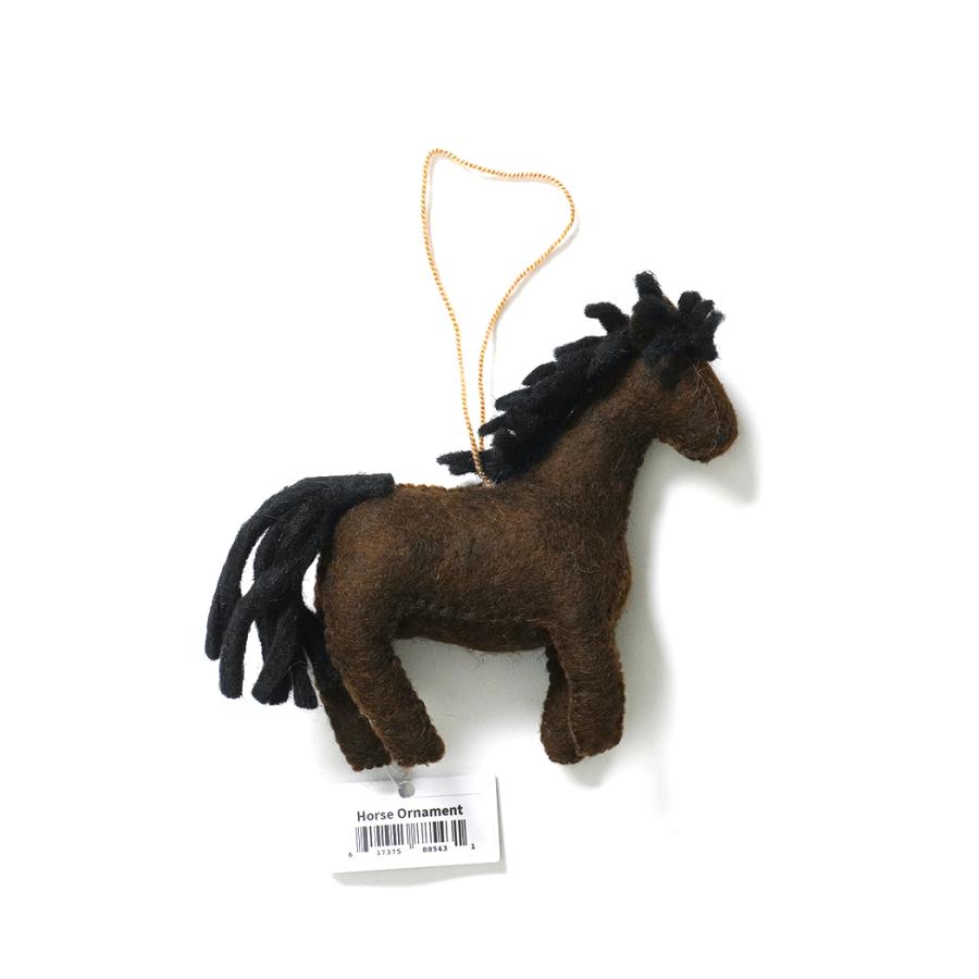 SILK ROAD BAZAAR / フェルト製オーナメント - Horse 馬 |  | 01