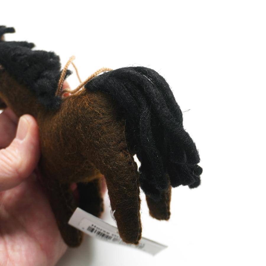 SILK ROAD BAZAAR / フェルト製オーナメント - Horse 馬 |  | 04