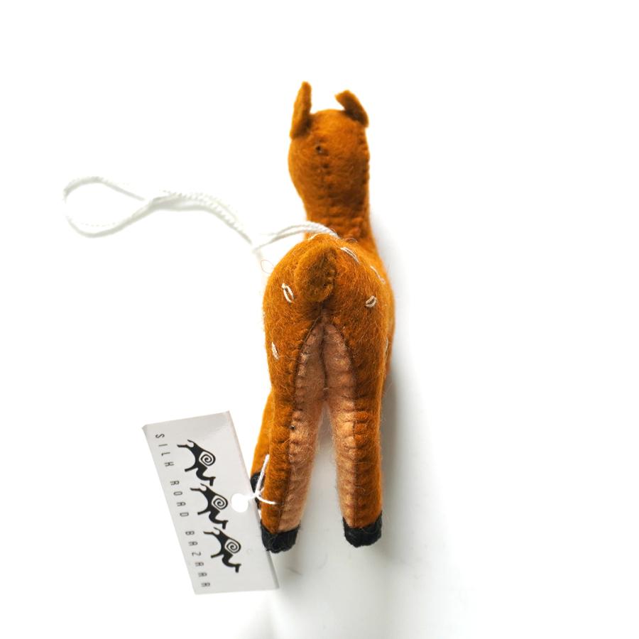 SILK ROAD BAZAAR / フェルト製オーナメント - Deer 鹿 |  | 04