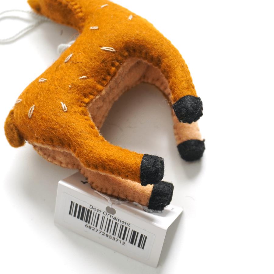 SILK ROAD BAZAAR / フェルト製オーナメント - Deer 鹿 |  | 03