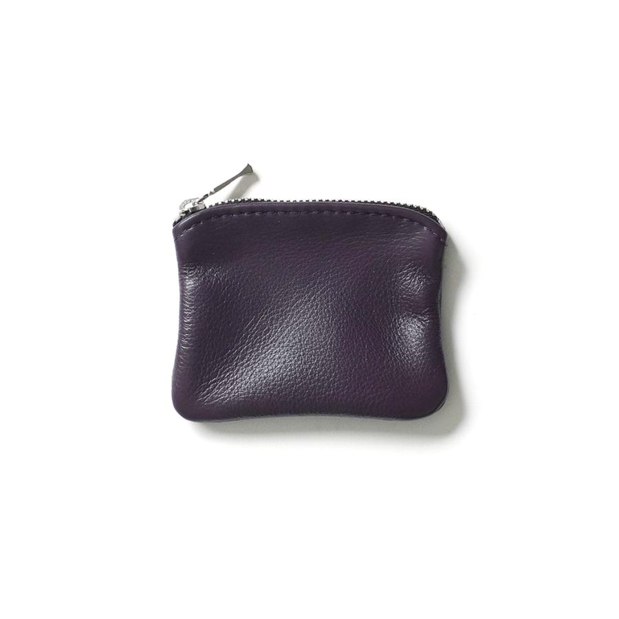 MOONSHINE LEATHER COMPANY / 4-inch Zippered Pouch - Purple ムーンシャインレザーカンパニー ジッパー付きポーチ 4インチ パープル アメリカ製 Made in USA | 