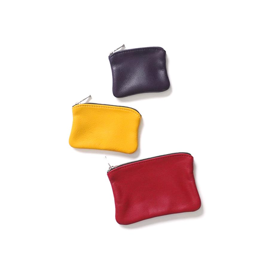 MOONSHINE LEATHER COMPANY / 4-inch Zippered Pouch - Purple ムーンシャインレザーカンパニー ジッパー付きポーチ 4インチ パープル アメリカ製 Made in USA |  | 08