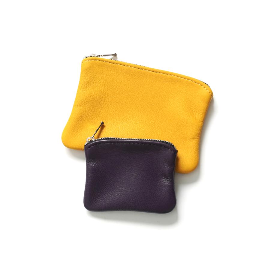 MOONSHINE LEATHER COMPANY / 4-inch Zippered Pouch - Purple ムーンシャインレザーカンパニー ジッパー付きポーチ 4インチ パープル アメリカ製 Made in USA |  | 06