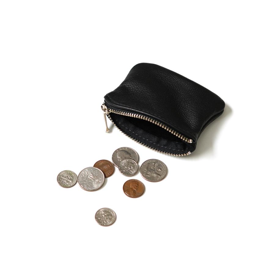 MOONSHINE LEATHER COMPANY / 4-inch Zippered Pouch - Purple ムーンシャインレザーカンパニー ジッパー付きポーチ 4インチ パープル アメリカ製 Made in USA |  | 02