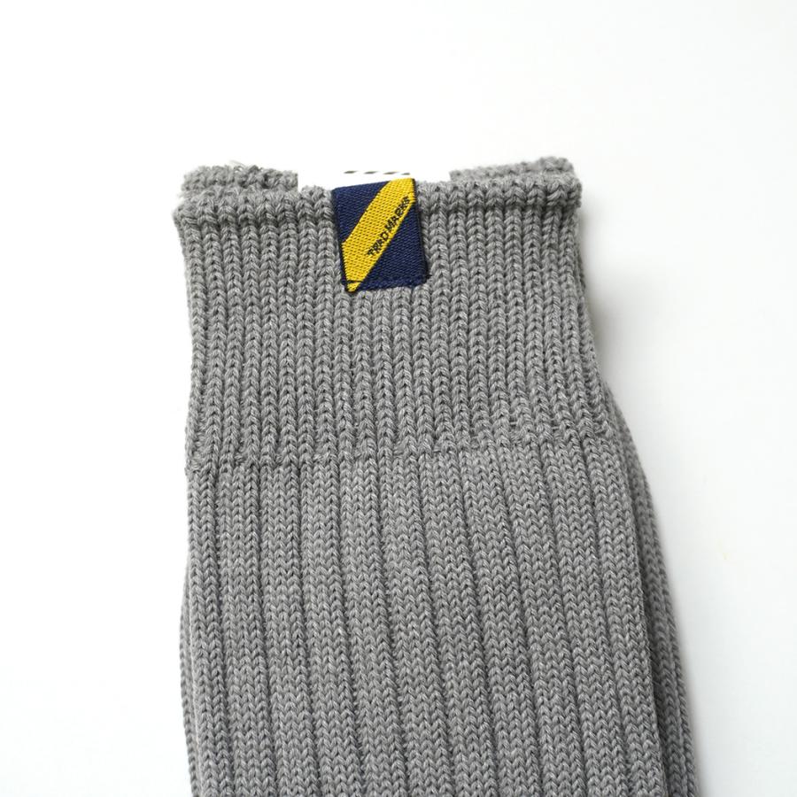 Trad Marks トラッドマークス / Old Rib Socks lite オールドリブソックスライト - Heather Grey ヘザーグレー |  | 01