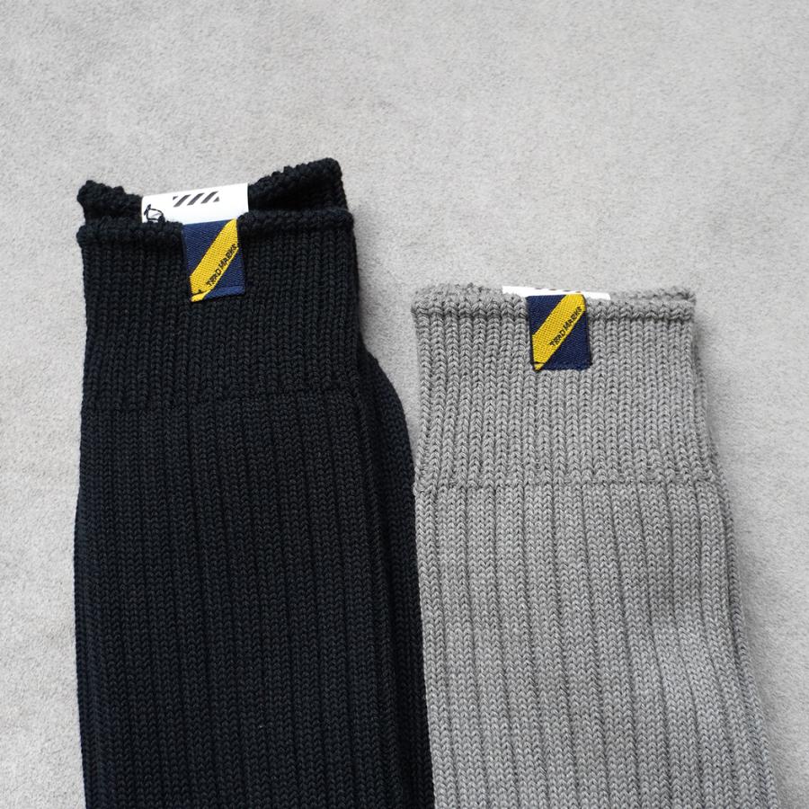 Trad Marks トラッドマークス / Old Rib Socks lite オールドリブソックスライト - Heather Grey ヘザーグレー |  | 03
