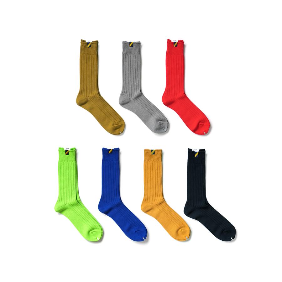 Trad Marks トラッドマークス / Old Rib Socks lite オールドリブソックスライト - Salvia サルビア |  | 04