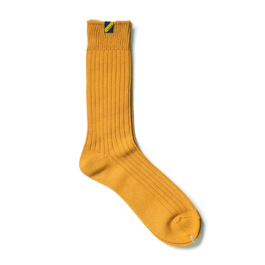 Trad Marks トラッドマークス / Old Rib Socks lite オールドリブソックスライト - Yellow Gold イエローゴールド | 