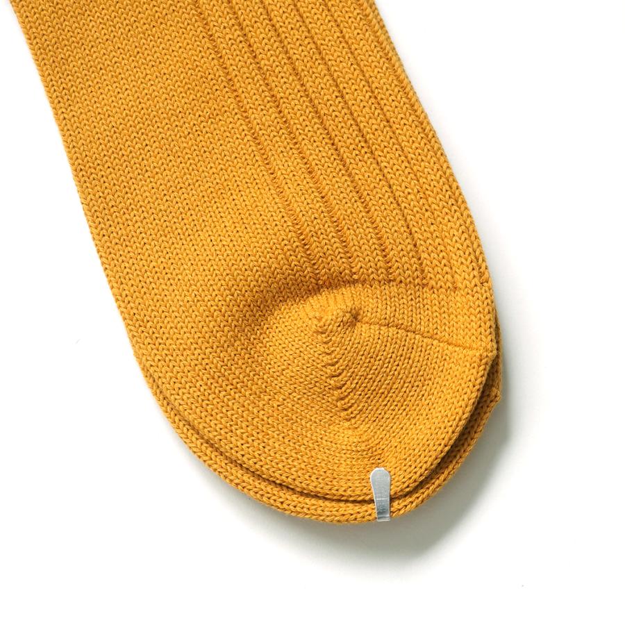 Trad Marks トラッドマークス / Old Rib Socks lite オールドリブソックスライト - Yellow Gold イエローゴールド |  | 02