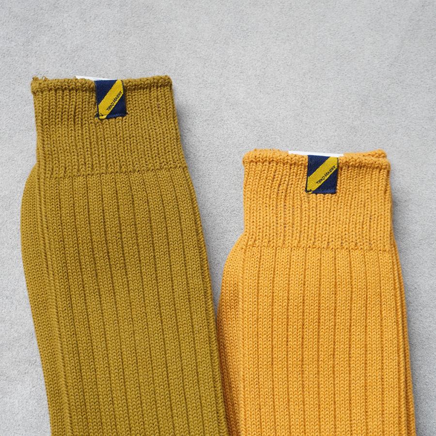 Trad Marks トラッドマークス / Old Rib Socks lite オールドリブソックスライト - Yellow Gold イエローゴールド |  | 03