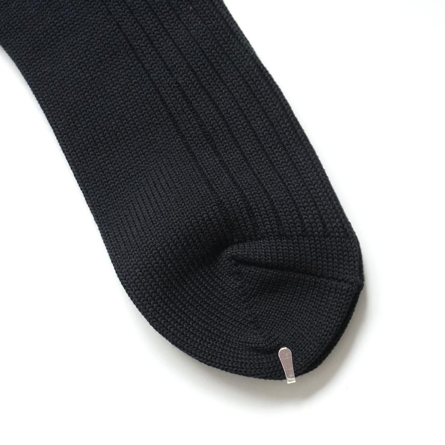 Trad Marks トラッドマークス / Old Rib Socks lite オールドリブソックスライト - Dark Navy ダークネイビー |  | 02