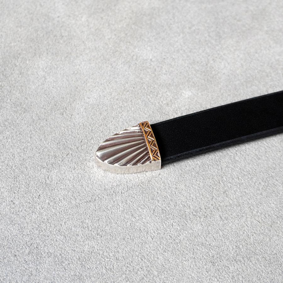 MOONSHINE LEATHER COMPANY / Del Rio 3/4-inch Leather Belt - Long Length ムーンシャインレザー ウエスタンベルト ブラック |  | 03