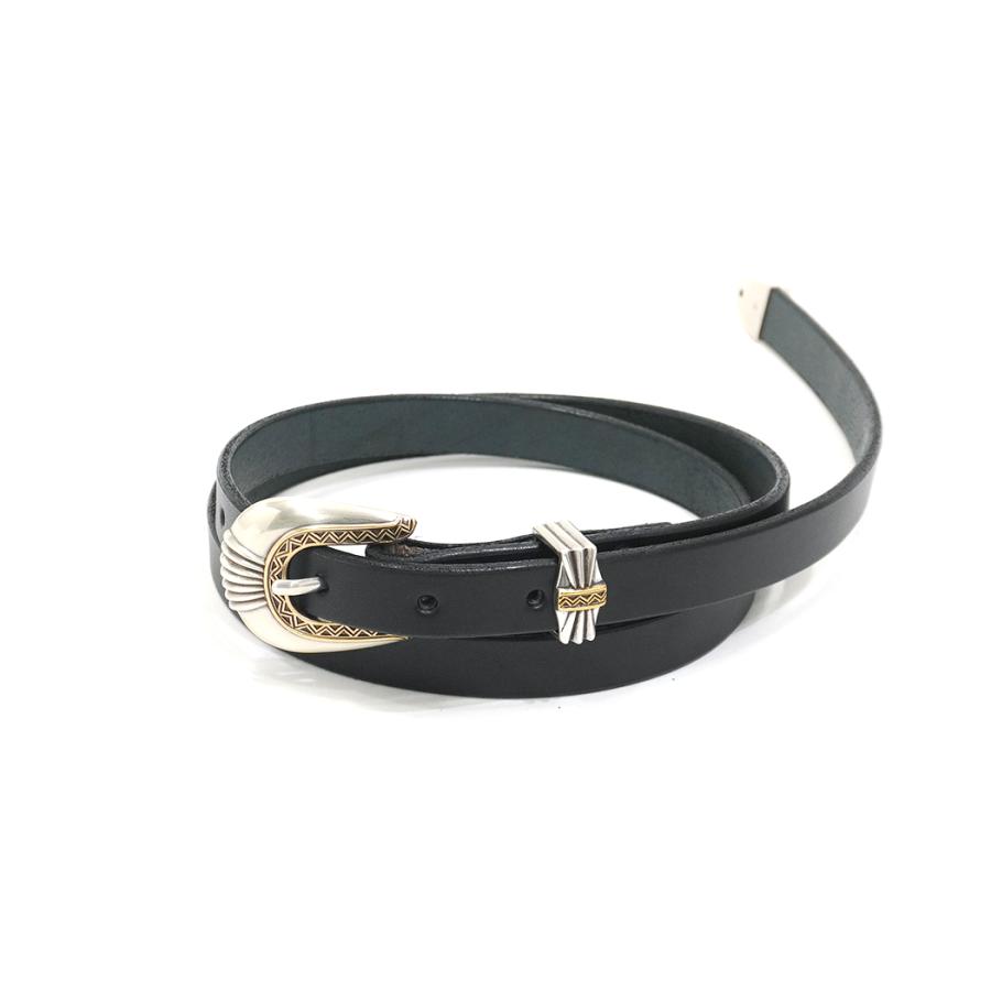 MOONSHINE LEATHER COMPANY / Del Rio 3/4-inch Leather Belt - Long Length ムーンシャインレザー ウエスタンベルト ブラック |  | 01
