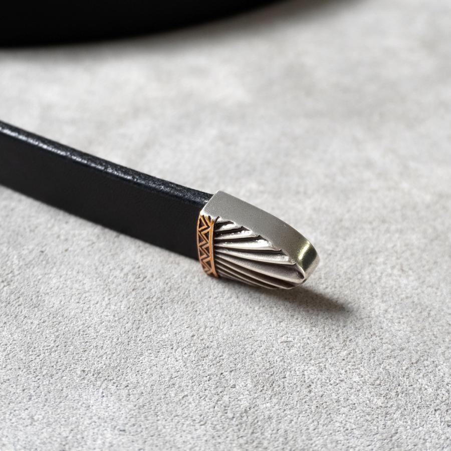 MOONSHINE LEATHER COMPANY / Del Rio 3/4-inch Leather Belt - Long Length ムーンシャインレザー ウエスタンベルト ブラック |  | 04