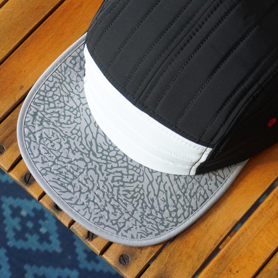 BLVNK / DAWN PATROL 5 PANEL - WHITE/BLACK/RHINO キルティングナイロン 5パネルキャップ |  | 07