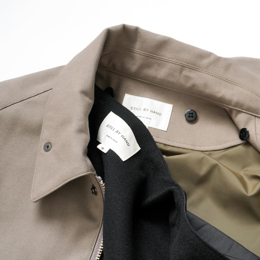 STILL BY HAND スティルバイハンド / CO02254 - GREIGE デタッチャブルライナー ブルゾン | STILL BY HAND | 10