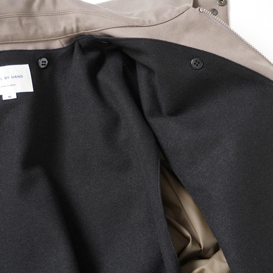 STILL BY HAND スティルバイハンド / CO02254 - GREIGE デタッチャブルライナー ブルゾン | STILL BY HAND | 09