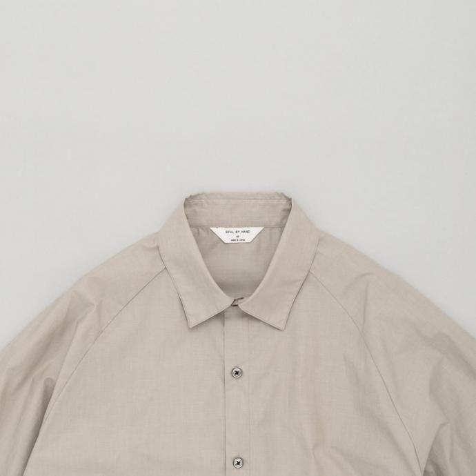 STILL BY HAND スティルバイハンド / SH02254 - BEIGE ラグランスリーブシャツ | STILL BY HAND | 01