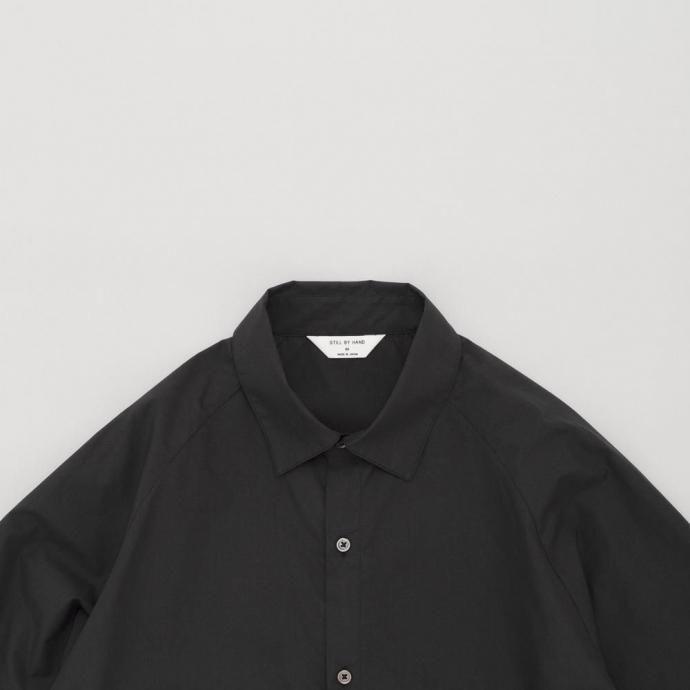STILL BY HAND スティルバイハンド / SH02254 - CHARCOAL ラグランスリーブシャツ | STILL BY HAND | 01