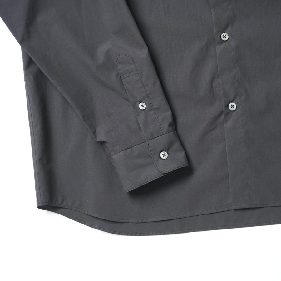 STILL BY HAND スティルバイハンド / SH02254 - CHARCOAL ラグランスリーブシャツ | STILL BY HAND | 04