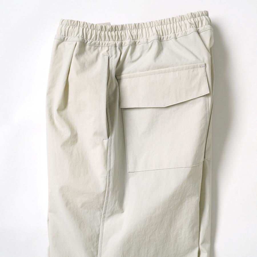STILL BY HAND スティルバイハンド / PT06254 - IVORY タスランナイロン ニータックパンツ | STILL BY HAND | 03