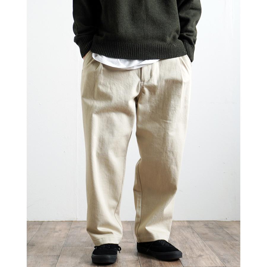 STILL BY HAND スティルバイハンド / PT07254 - LIGHT BEIGE ツイル テーパードパンツ | STILL BY HAND | 06