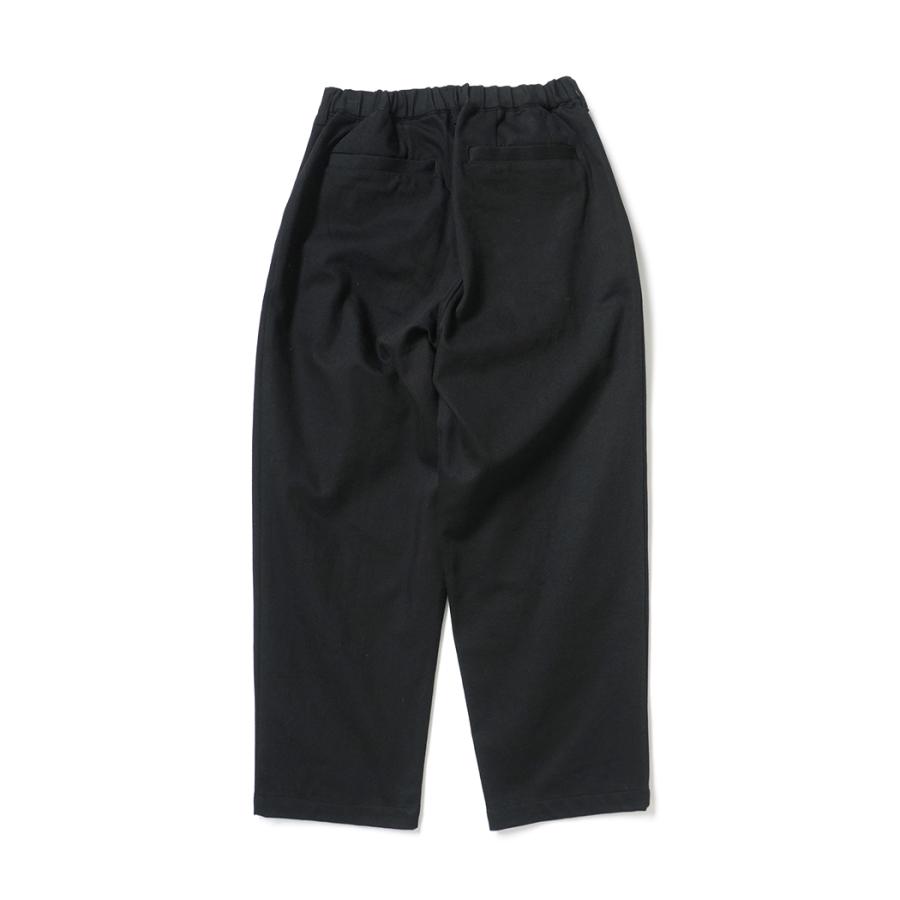STILL BY HAND スティルバイハンド / PT07254 - BLACK ツイル テーパードパンツ | STILL BY HAND | 01