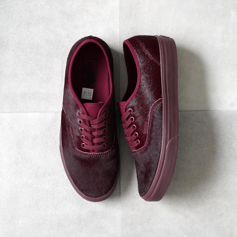 VANS / Authentic Pony Hair - Port Red VN000D7YPRT ヴァンズ ポニーヘアー オーセンティック ポートレッド | VANS