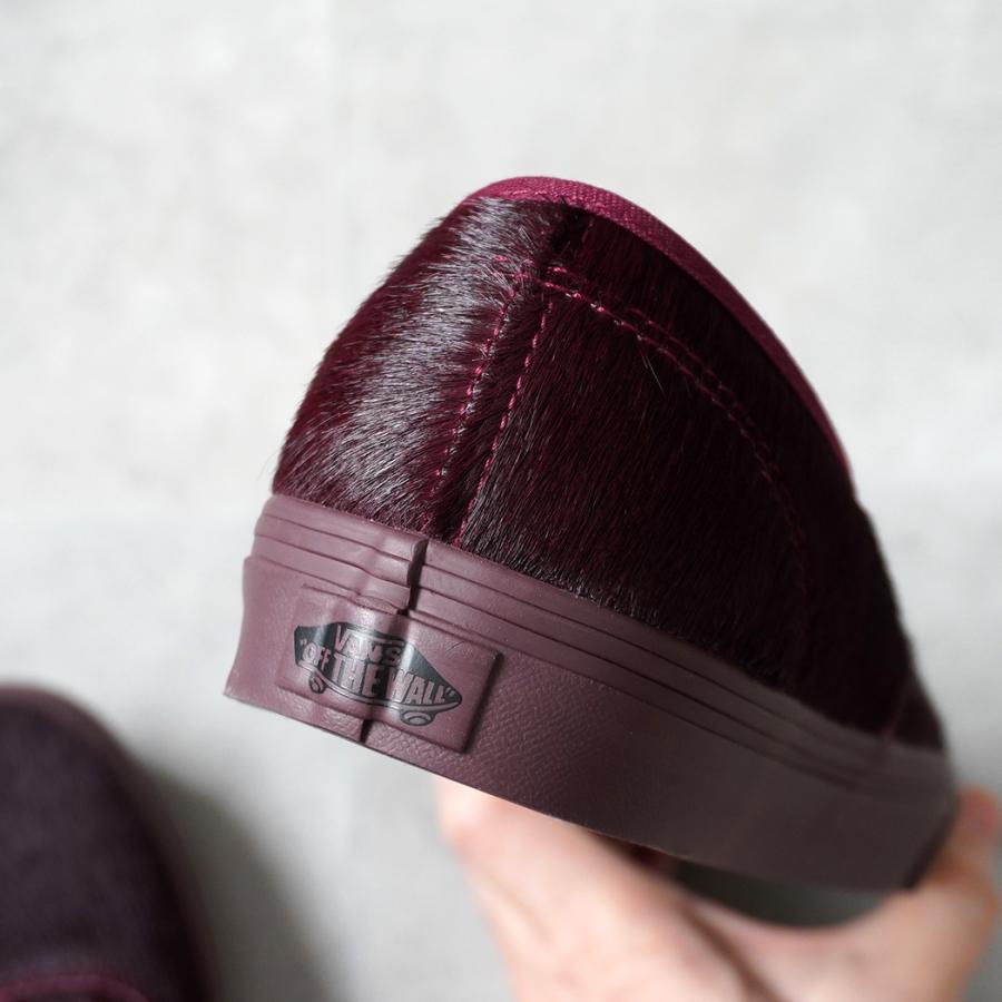 VANS / Authentic Pony Hair - Port Red VN000D7YPRT ヴァンズ ポニーヘアー オーセンティック ポートレッド | VANS | 07