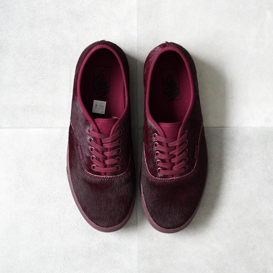 VANS / Authentic Pony Hair - Port Red VN000D7YPRT ヴァンズ ポニーヘアー オーセンティック ポートレッド | VANS | 03