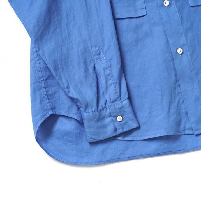 STILL BY HAND スティルバイハンド / SH05261 - SKY BLUE 製品染めオーバーシャツ Garment-dye over shirt | STILL BY HAND | 04