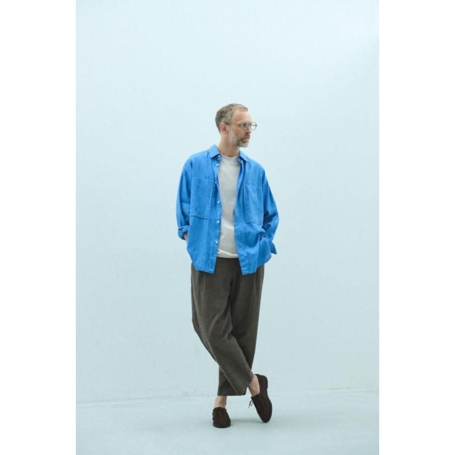 STILL BY HAND スティルバイハンド / SH05261 - SKY BLUE 製品染めオーバーシャツ Garment-dye over shirt | STILL BY HAND | 07