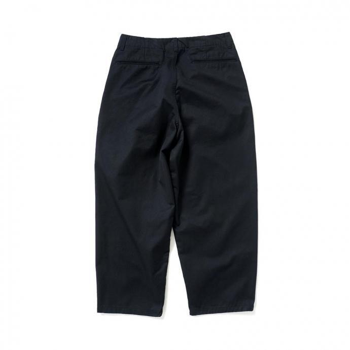 STILL BY HAND スティルバイハンド / PT02261 - BLACK NAVY ワンタック セルビッジチノ Selvedge 1 pleat pants | STILL BY HAND | 01