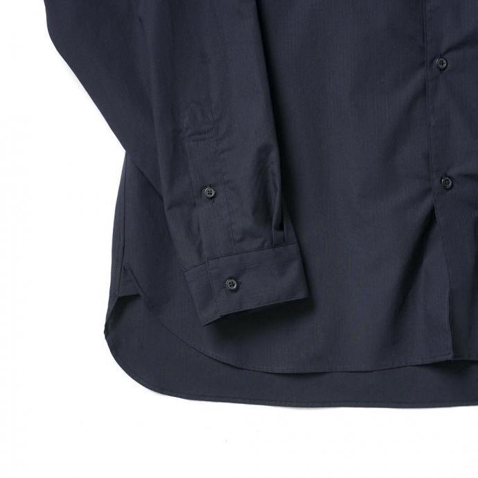 STILL BY HAND スティルバイハンド / SH00221 - NAVY STRIPE レギュラーカラーシャツ Regular collar shirt | STILL BY HAND | 03