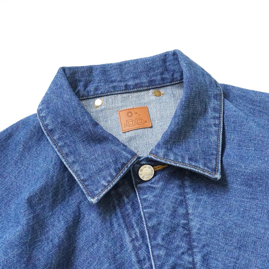O- オー / XXT-JK -FB- Indigo Fade Bio O-14-F デニムトラッカージャケット | オー | 08
