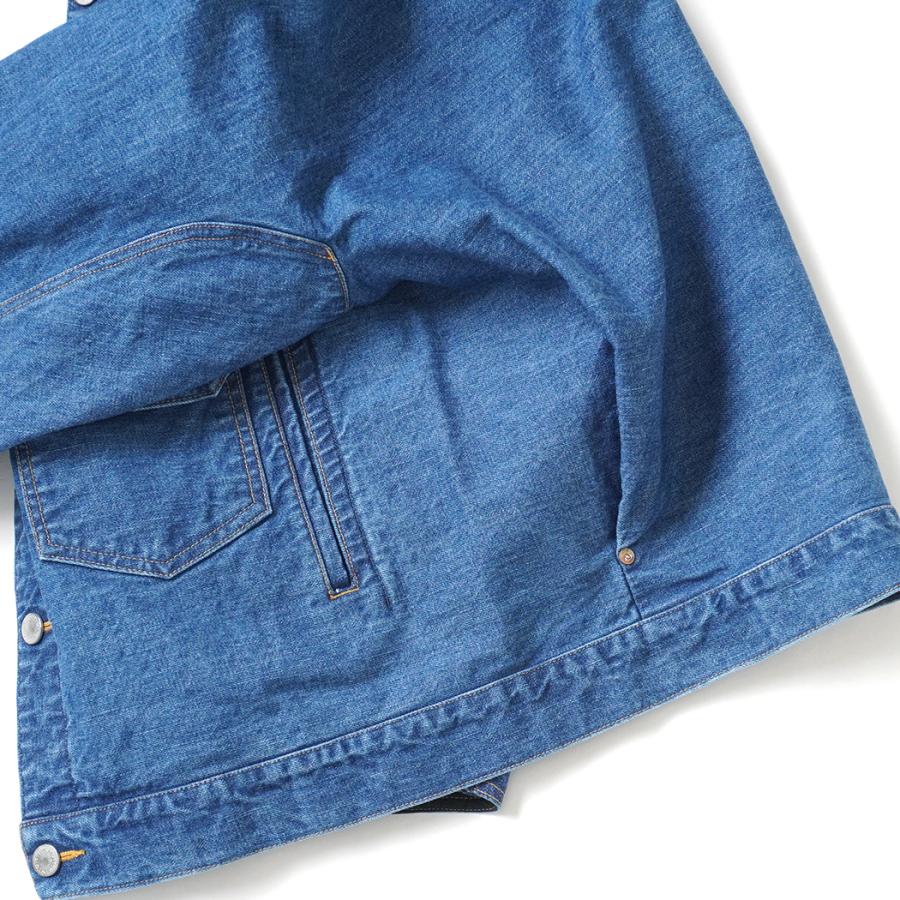 O- オー / XXT-JK -FB- Indigo Fade Bio O-14-F デニムトラッカージャケット | オー | 06