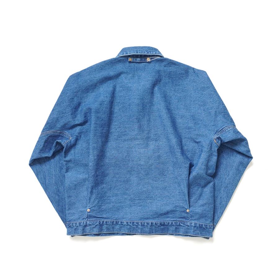 O- オー / XXT-JK -FB- Indigo Fade Bio O-14-F デニムトラッカージャケット | オー | 02