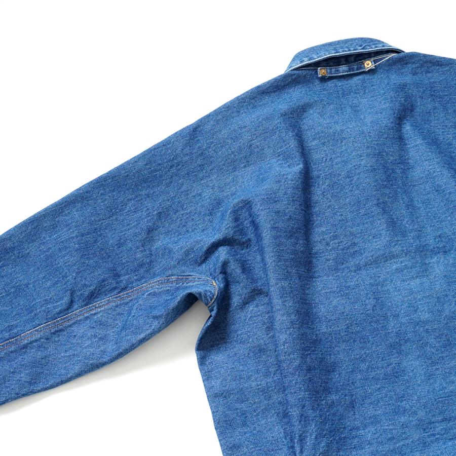 O- オー / XXT-JK -FB- Indigo Fade Bio O-14-F デニムトラッカージャケット | オー | 05