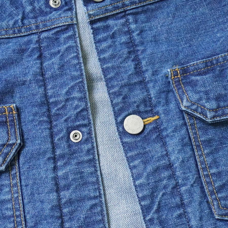 O- オー / XXT-JK -FB- Indigo Fade Bio O-14-F デニムトラッカージャケット | オー | 10