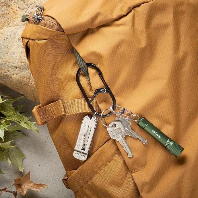 NITE IZE ナイトアイズ / Gカラビナー ステンレスシルバー #4 G-Series Dual Chamber Carabiner | NITE IZE | 04