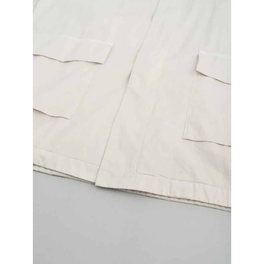 STILL BY HAND スティルバイハンド / CO04261 - ECRU 製品染め ハーフコート Garment-dye half coat | STILL BY HAND | 02