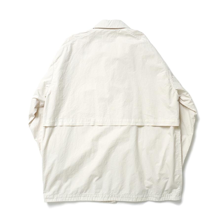STILL BY HAND スティルバイハンド / CO04261 - ECRU 製品染め ハーフコート Garment-dye half coat | STILL BY HAND | 01