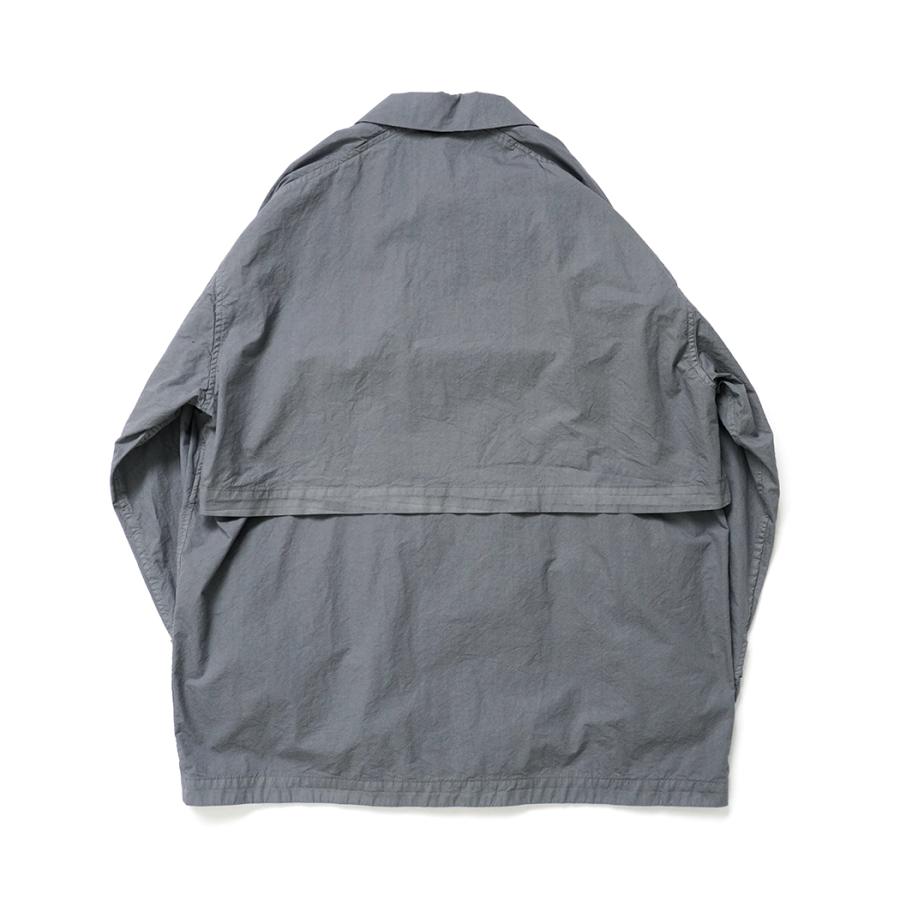 STILL BY HAND スティルバイハンド / CO04261 - BLUE GREY 製品染め ハーフコート Garment-dye half coat | STILL BY HAND | 01