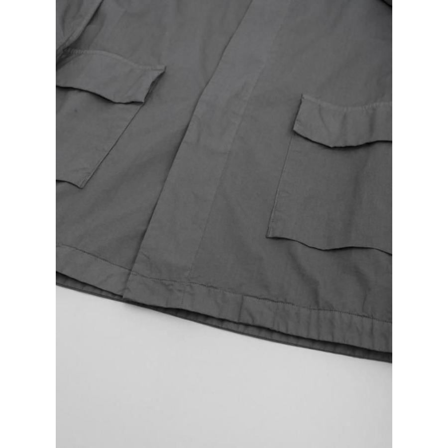 STILL BY HAND スティルバイハンド / CO04261 - BLUE GREY 製品染め ハーフコート Garment-dye half coat | STILL BY HAND | 06