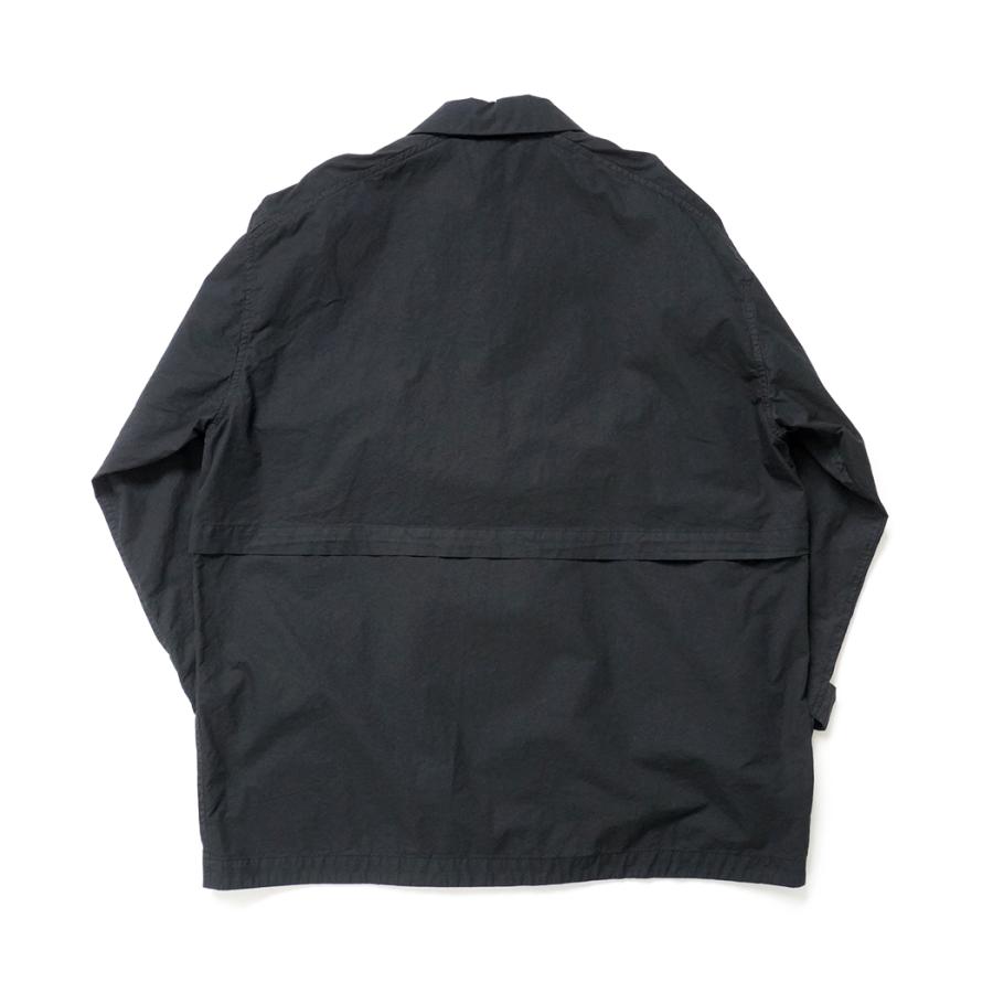 STILL BY HAND スティルバイハンド / CO04261 - BLACK NAVY 製品染め ハーフコート Garment-dye half coat | STILL BY HAND | 01