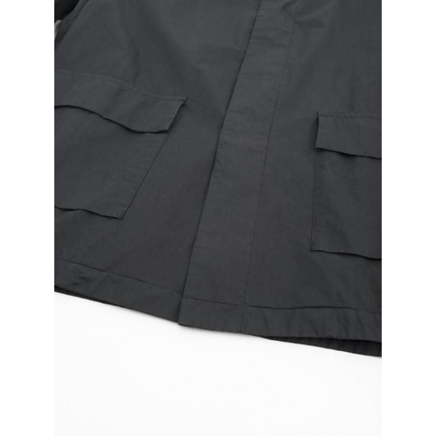 STILL BY HAND スティルバイハンド / CO04261 - BLACK NAVY 製品染め ハーフコート Garment-dye half coat | STILL BY HAND | 02